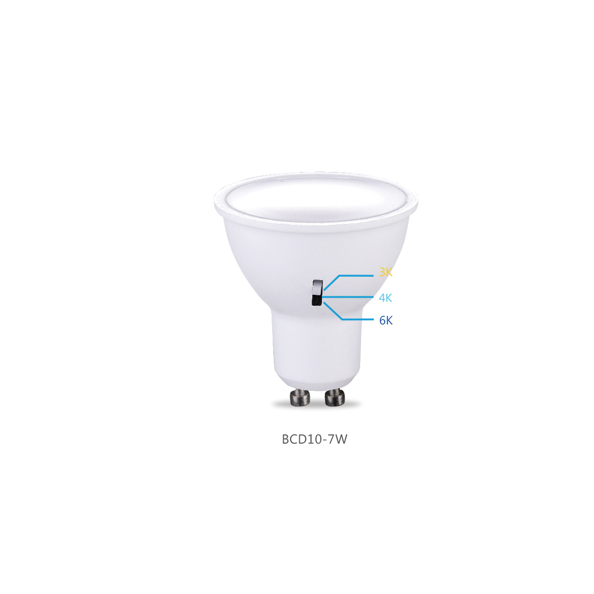 Hot Sale for LED Light Bulbs - 3CCT Patent Bulb BCD10-7W – HANNORLUX detail pictures