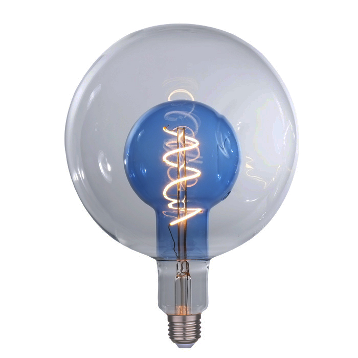 Igwe ọkụ n'usoro Bulb FB Blue okirikiri - LDS-G150-B